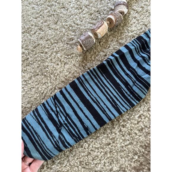 Ibex Juliet Wool Blue Black Zip Tunic Sweater Sweatshirt - Picture 9 of 11